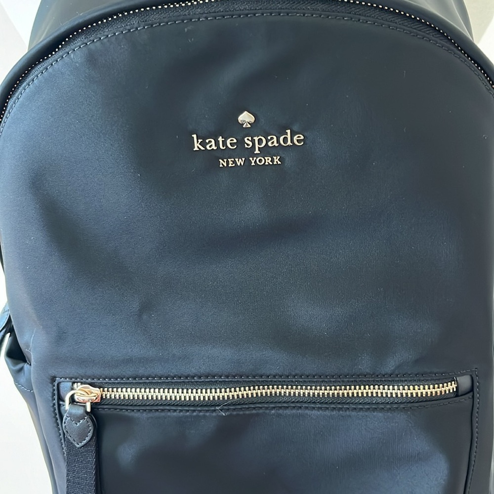 kate spade Black Nylon Backpack with Gold Hardware - Picture 2 of 13